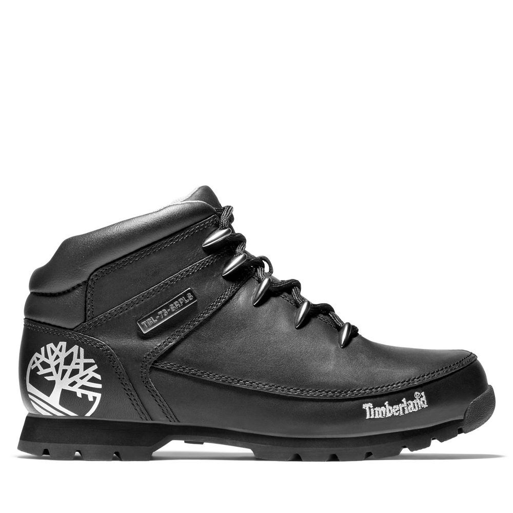 Timberland Mens Hiking Boots Euro Sprint - Black - India LV5398647